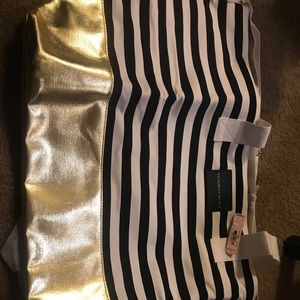 Victoria’s Secret Black/white/gold tote bag